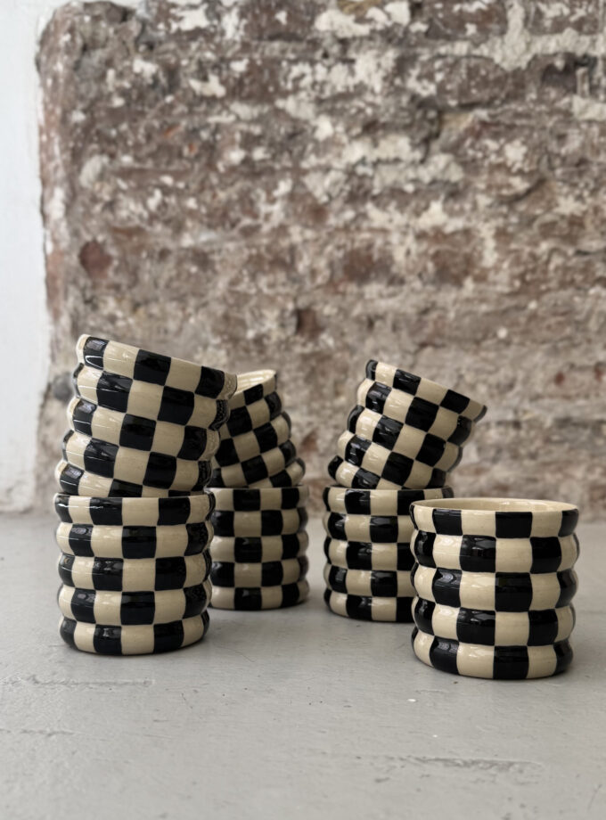 NOIR / CHECK / CUP