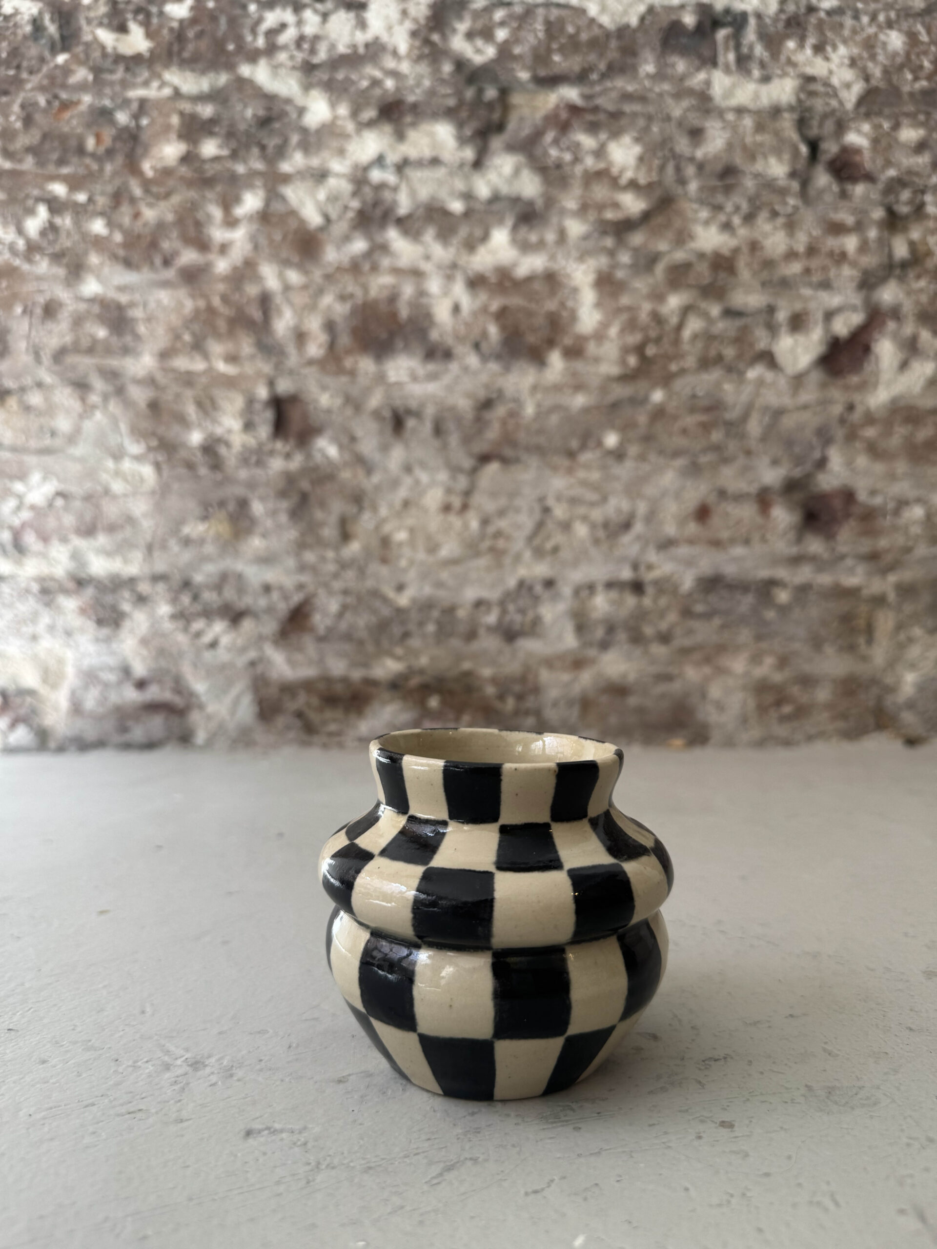 NOIR / CHECK / VASE NO.3 – Bild 3