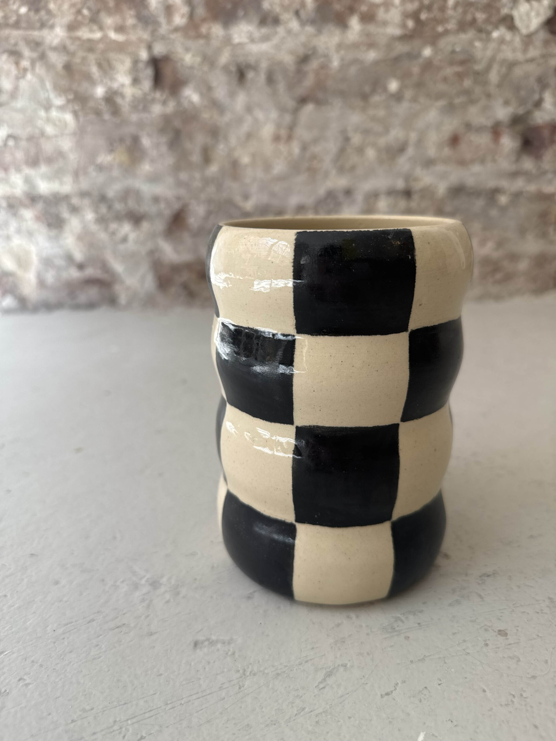 NOIR / CHECK / VASE NO.2 – Bild 2