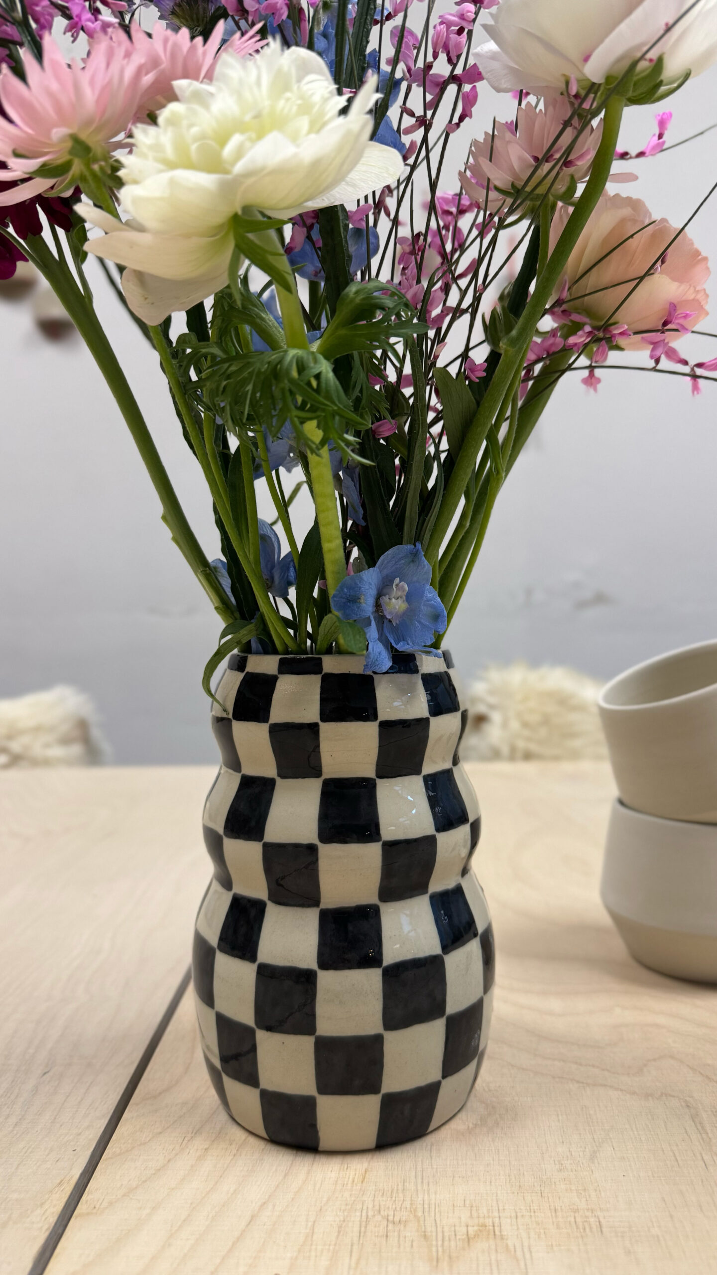 NOIR / CHECK / VASE NO.1 – Bild 3