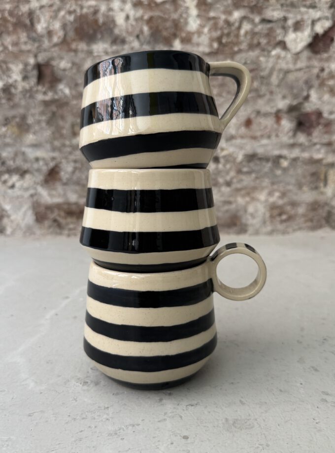 NOIR / STRIPE / MUG No. 2