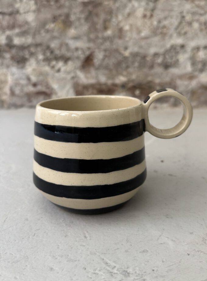 NOIR / STRIPE / MUG No. 2