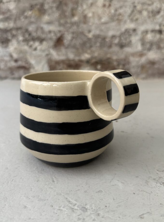NOIR / STRIPE / MUG No. 2