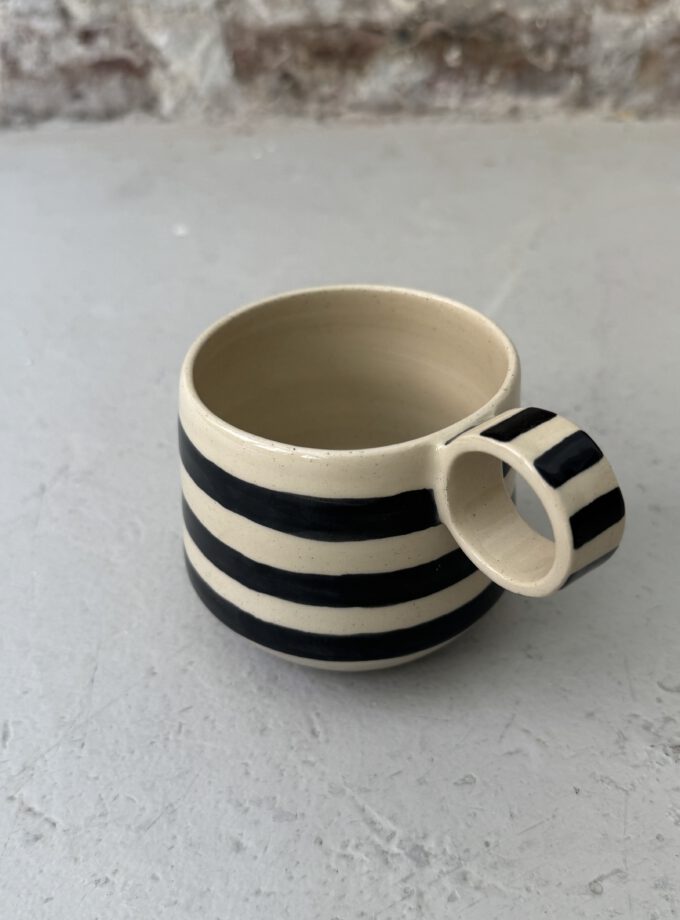 NOIR / STRIPE / MUG No. 2