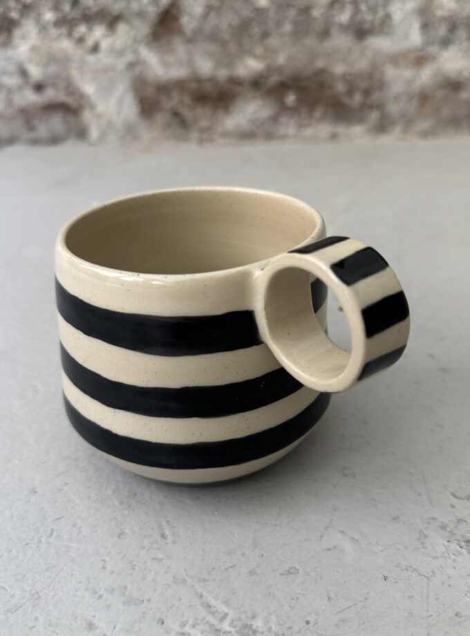 NOIR / STRIPE / MUG No. 2