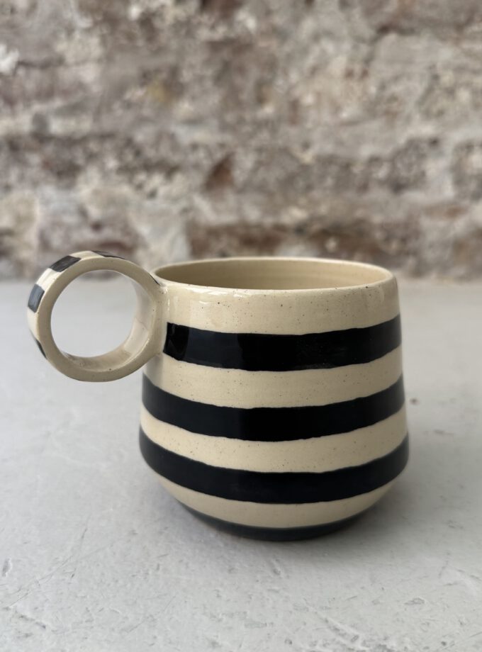 NOIR / STRIPE / MUG No. 2