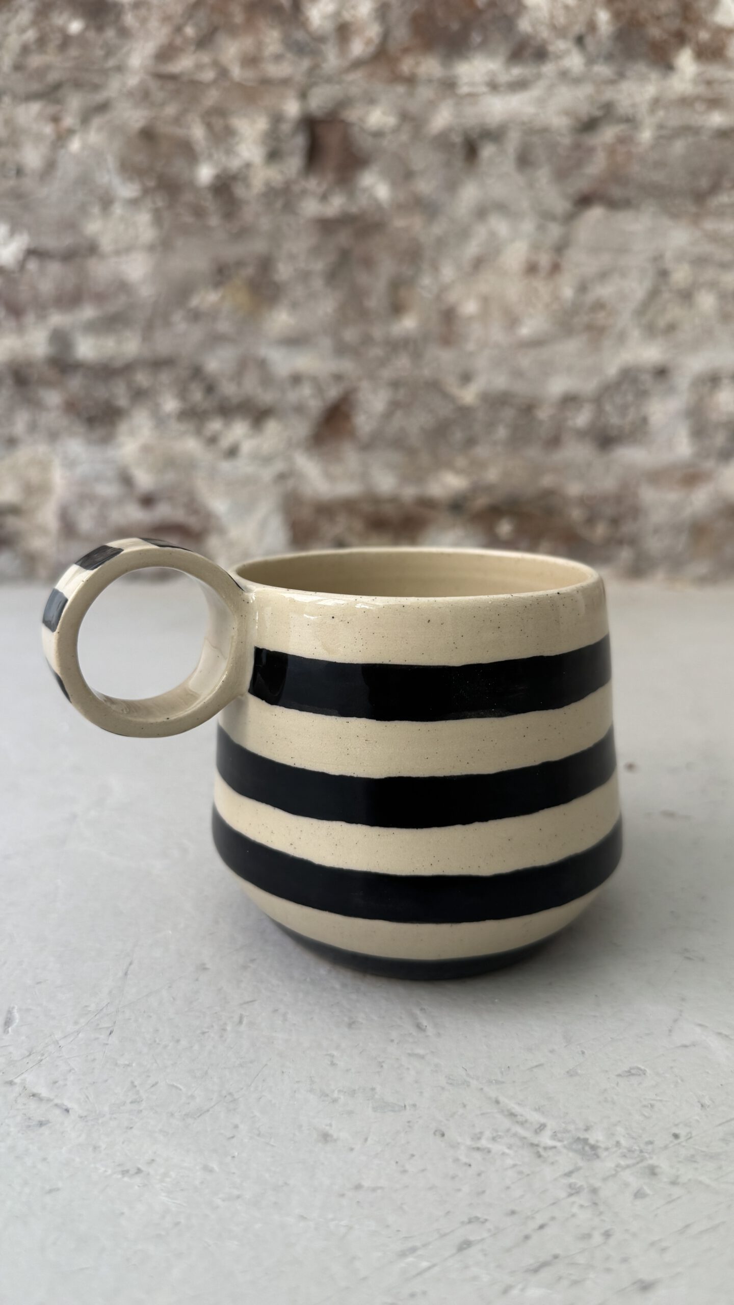 NOIR / STRIPE / MUG No. 2