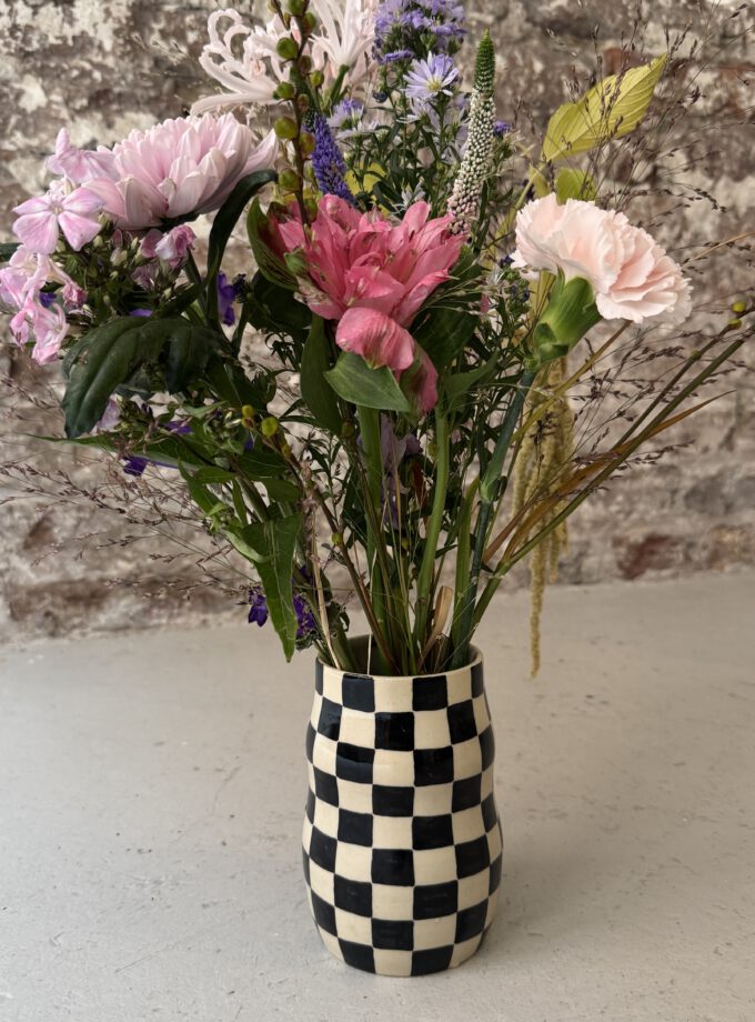 NOIR / CHECK / VASE