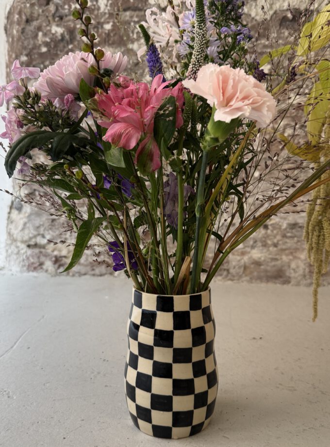 NOIR / CHECK / VASE