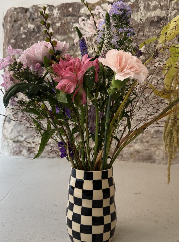 NOIR / CHECK / VASE