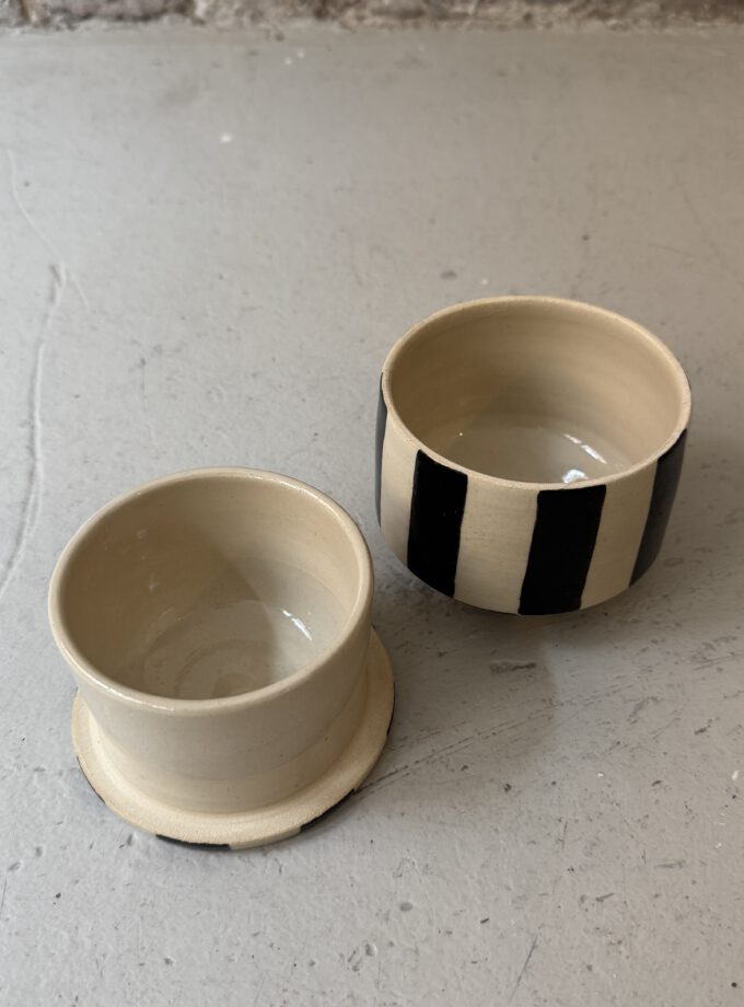 NOIR / GRID / BUTTER DISH